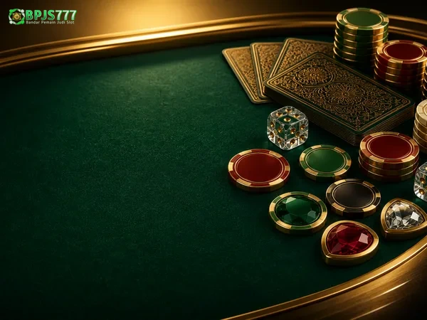 Tampilan meja Single Deck Blackjack